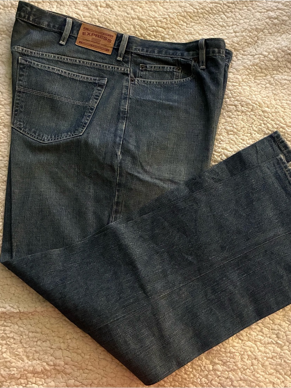 Express Men’s Precision Fit Indigo Boot Cut Jeans